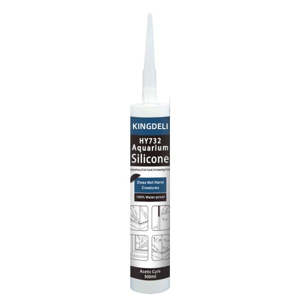 Quality Acetic Window Sealant Caulk Silicone Clear Waterproof 600ml for sale