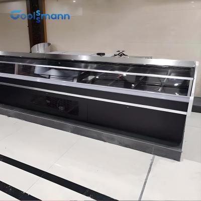 China Customized 1875mm Length Meat Display Case , 380L Food Display Cooler Refrigerator for sale