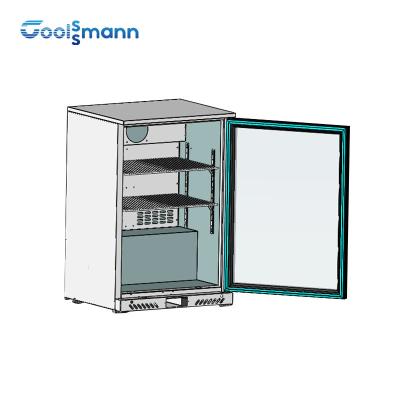 Chine Le condensateur Undercounter de tube de fil boit le petit réfrigérateur de boisson de réfrigérateur à vendre