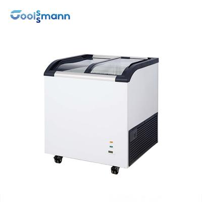 China 850mm Height Ice Cream Display Freezer LED Refrigerator Showcase 273 - 645L for sale
