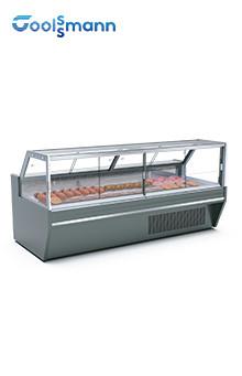China Glass Door Refrigerated Deli Case for sale