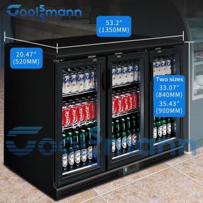 China Refrigerador del refrigerador de la botella de cerveza del termóstato de Digitaces, pequeño gabinete del refrigerador de la cerveza de la puerta de cristal en venta