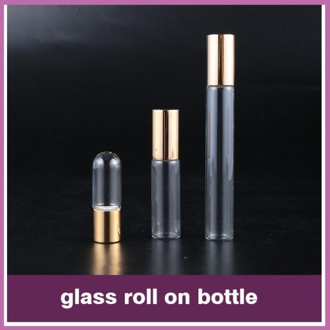 high end luxury empty massage bottle steel ball vibrating face serum bottle.jpg