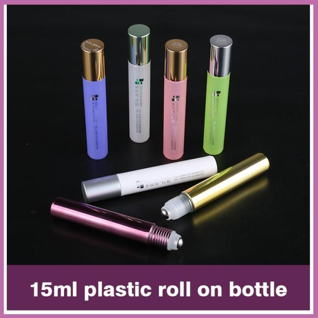 high end luxury empty massage bottle steel ball vibrating face serum bottle.jpg