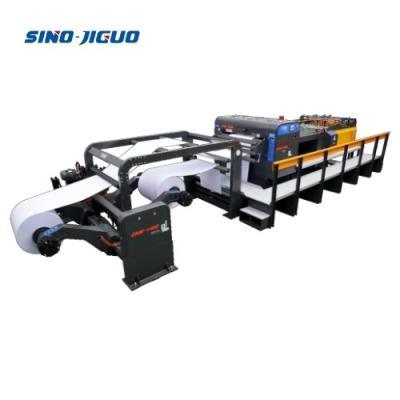 China High Precision Used Roll Paper Sheet Cutter Machine ±0.1% And 29KW Total Power for sale