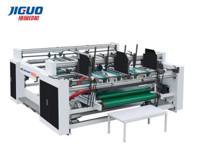 China Semi Automatic Corrugated Box Carton Gluing Machine 1150x1060mm Paper for sale