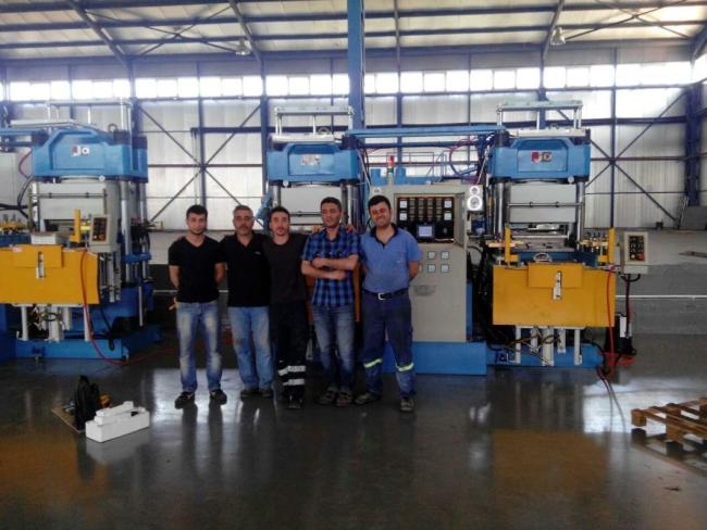 Double Cylinder Rubber Platen Vulcanizing Press Machine