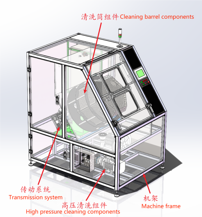 multi-functional high pressure industrial dry cleaning machine