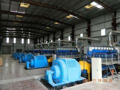 China 6 X 2MW Electric Power Station Four Stroke Generator Set Pressure Lubrication Method for sale
