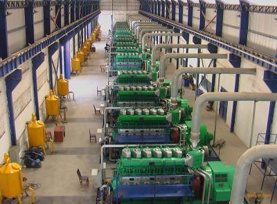 China 10 X 2000kW LNG gas and Heavy Fuel Oil Power Plant with Generator 500 Rpm 600 Rpm 750 Rpm for sale