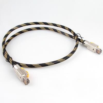 China Double Shielded Solid Cat 8 Ethernet Cord , S/FTP 22AWG 40 Gigabit Network Cable for sale