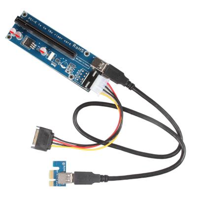 China Practical 60cm Wire Harness Cable , Computer Powered Riser Adapter Card for sale
