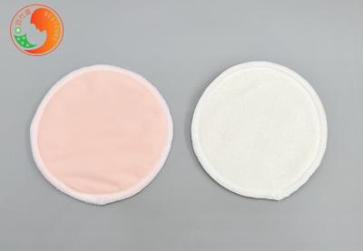 Flat Breastfeeding Pads Washable 12cm 14cm Nipple Milk Crinkle Free Soft Wearable ODM