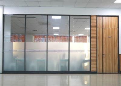China 80mm Thickness Aluminum Frame Glass Wall for sale