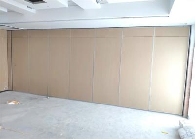 China Sliding Folding Soundproof Partition Walls Movable Wooden For Hotel for sale