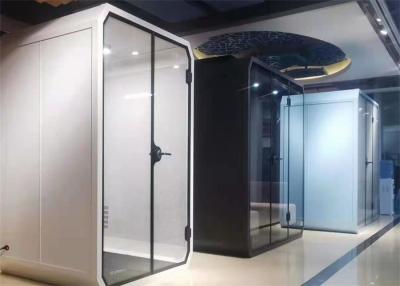China Vainas de encuentro insonoras de la persona de la cabina acústica doble de aluminio de la oficina en venta