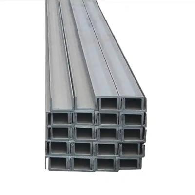 China Thickness 6m-12m U Shape Steel Beam 1.0-3.0mm U Channel Galvanized Steel for sale