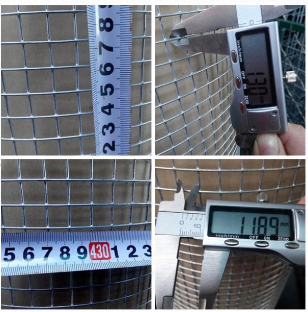 Hot Dipped Galvanized 8 gauge welded wire mesh 3x3 panel