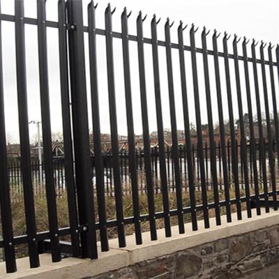 China Factory Price Black Decorative Metal Iron Steel Fence Hot Dipped Cheap Iron Fence Panels For Sale for sale