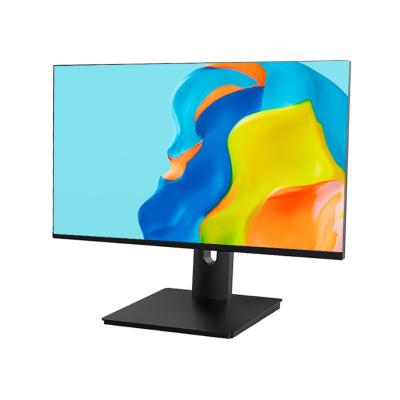 China Lift And Rotate LCD Office Computer Monitors 23.8 24 Inch IPS Frameless Screen Monitor for sale