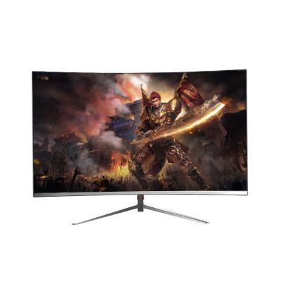China White Desktop Gaming LED Monitors 27 Inch Curved Monitor 165hz 1920 X 1080 for sale