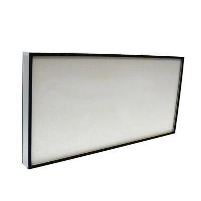 China 0.3 Micron 99.99% H13 14 Hepa Air Filter 24 X 48 Portable With Aluminum Galvanized Frame for sale