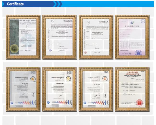 Industry standard certifications