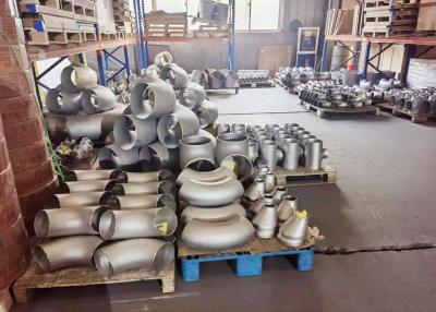 China Shot Blasting TP304 DN15  Butt Welded Pipe Elbow Press Forming for sale