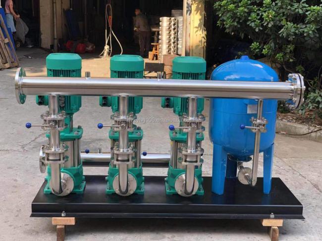 Constant pressure water supply equipment 3Ph two jockey pumps SS304 CONSTANT PRESSURE PUMP
