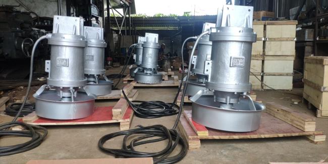 QJB Submersible mixer for water treatment system thruster SS304