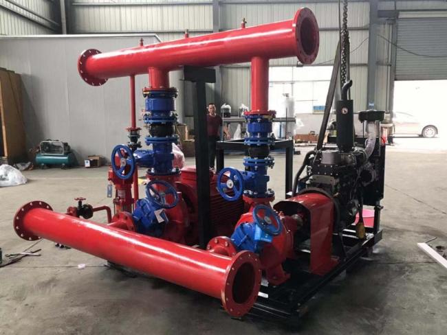Diesel engine water pump fire fighting pump with ABB control panel