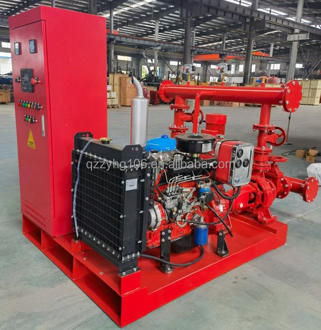 Diesel powered fire pump jockey pump electric fire pump set electric driven