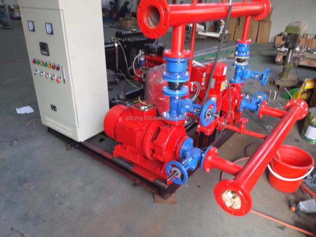 Fire fighting water pump diesel fire pump Horizontal Single Stage Electric Drive Fire Pump