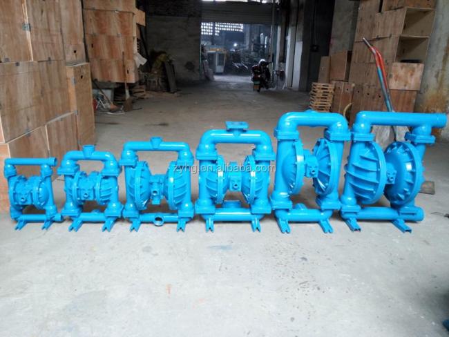 Pneumatic diaphragm pump membrane pump QBY made of aluminium alloy