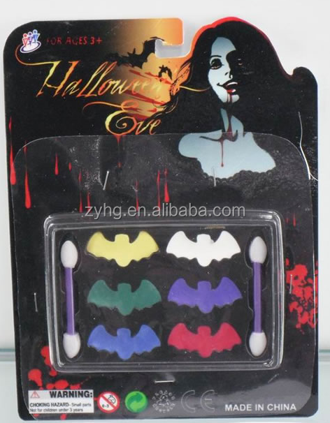 Halloween Make up Party face paint 6color Wholesale Cheap Non-Toxic