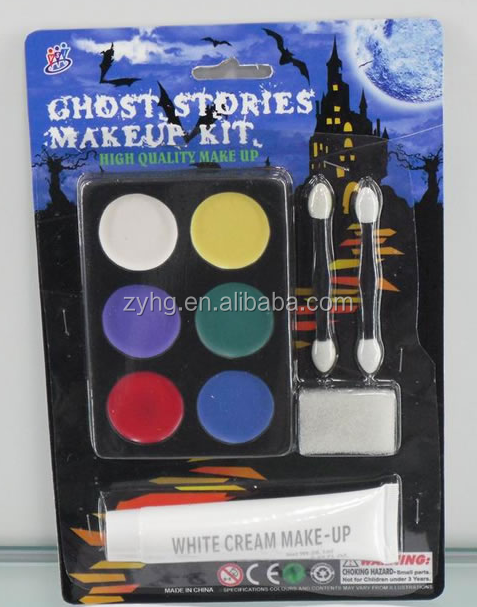 Halloween Make up Party face paint 6color Wholesale Cheap Non-Toxic