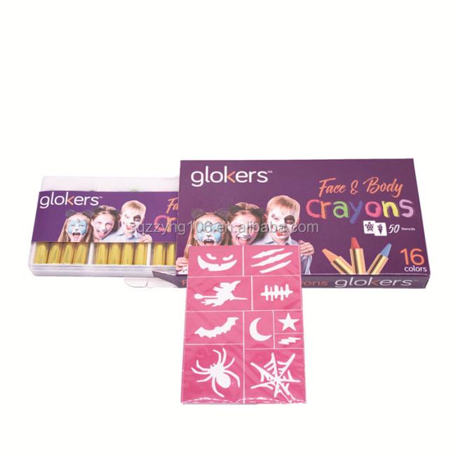 Face Painting Kits Professional 14 Colors Palette Face Paint Kits for Kids Approved Non Toxic