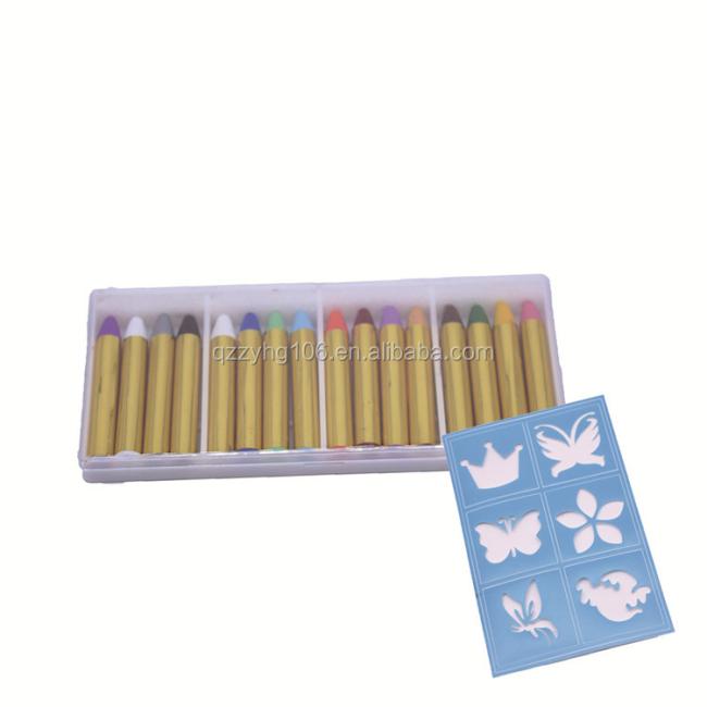 Face Painting Kits Professional 14 Colors Palette Face Paint Kits for Kids Approved Non Toxic