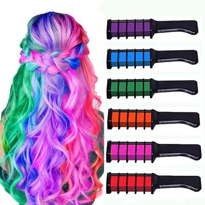 China Hair Chalk Comb Temporary Hair Color Dye for Girls Kids New Year Birthday Party Cosplay DIY Children's Day Halloween Christmas for sale