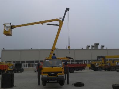 China Max Operating Radius 10.6m Boom Lift Truck XZJ5069JGK for sale