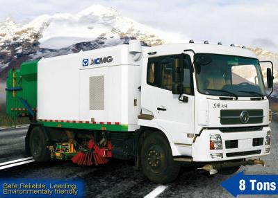 China XZJ5160TXS 8tons high pressure washing Road Sweeper Truck / streetsweepers with washer for tunnel and bridge for sale