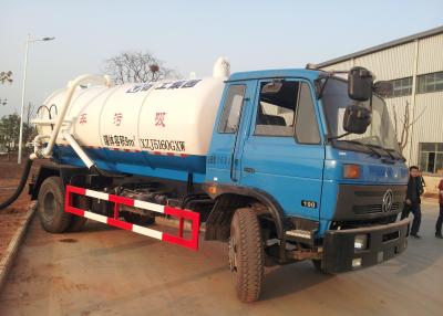 China Transport Septic Pump Truck XZJ5120GXW , Sewage Vacuum Truck 6.5L for sale