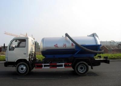 China Sewage Pump Truck / Septic Pump Truck Transporting Feces , Sludge , Screes for sale