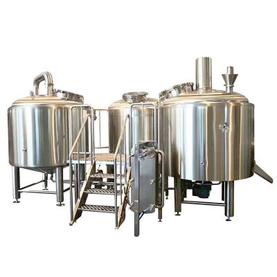 China Upgrade Your Brewery with Silver Industrial Beer Brewing Equipment and Customization for sale