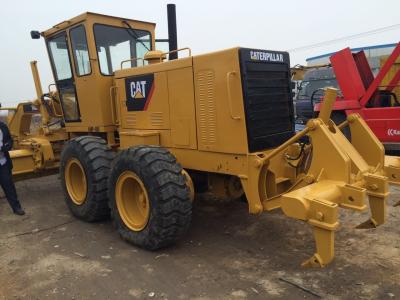 China Caterpillar 140H Working Time 1200h 6 Cylinders Old Road Graders for sale