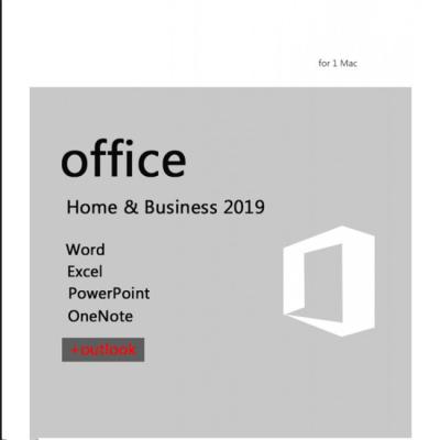 China OS Mac Office 2019 Home and Business 1PC Online Activation Key for sale