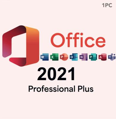 중국 오피스 2021 Pp Bind Microsoft Office 2021의 전체 버전 평생 라이선스로 판매용