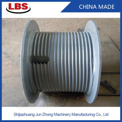 China Oil Drilling Rig Platform Crane Winch Drum With Grooved drum for sale
