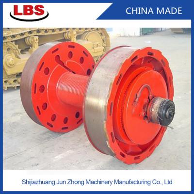 China Wire Rope Drum With LBS Groove Sleeve Bolted For Crane Towing Winch for sale