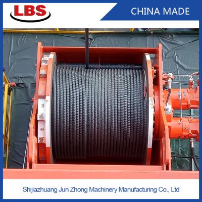 China High Strength Steel LBS Groove Drum Winch Machine For Tower Crane for sale